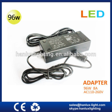 96W 8A LED strip power adapter CE ROHS