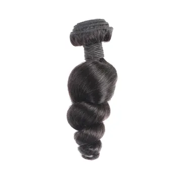 High quality loose wave virgin peruvian hair weaving bundles 100% remy human hair extension