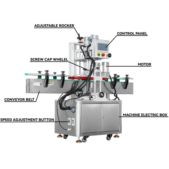 Fully Automatic Table Top Screw Capper for Super Cheap Round Bottles