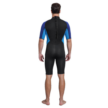 Seaskin Mens Short Sleeves Summer Diving Wetsuit