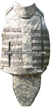 Kevlar Full Body Bulletproof Molle Vest With Gorin Protection/Full Body Bullet Proof Vest/ Full Body Armor