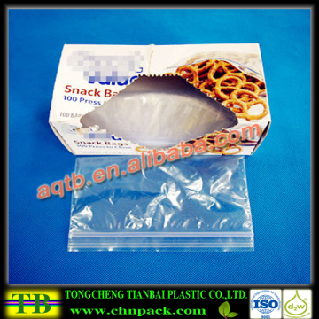 Snack ziplock packaging bag with color box
