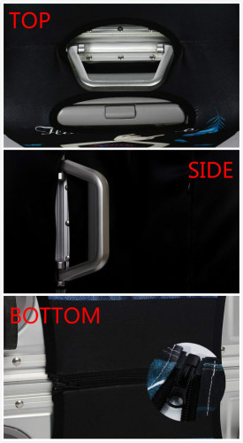 1PC 18"-32'' Cute Brown Elastic Travel Luggage Cover Suitcase Protective BearCase Protector
