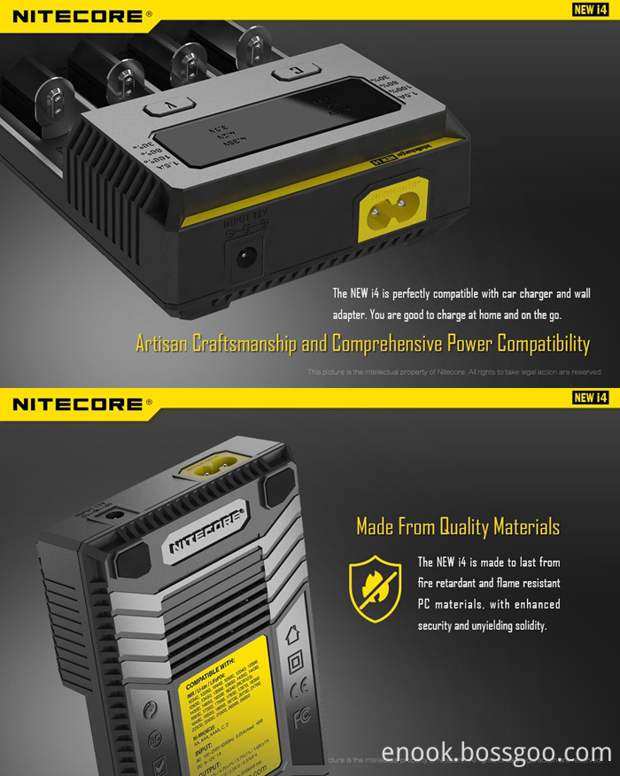 2017 100% Original Nitecore I4 Charger