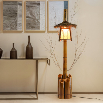LEDER décoratif meilleur lampadaire en bois