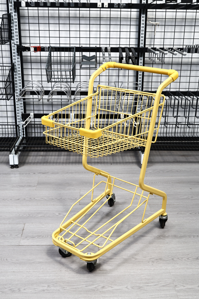 Double Layer Shopping Cart