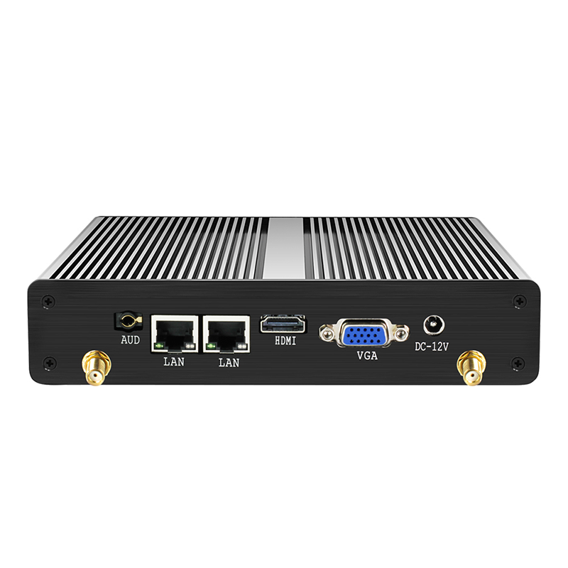 Dual Lan Intel Celeron J1900 Mini PC sem fãs