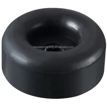 26mm Black Round Rubber Feet Pads for Audio and Video Equipment: Bumper Shock Absorbing Non-Slip Covers