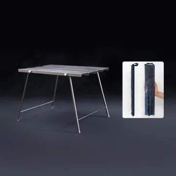 Aluminum Lightweight Folding Table for Outdoor Camping, Picnic, and Hiking
