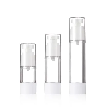 Transparent Lotion Bottle Cosmetic Packaging Airless Bottle