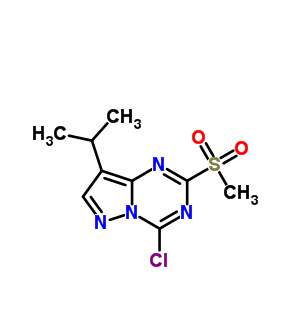 4-Chloro-8-Isopropyl-2- (Methylsulfonyl) pyrazolo [1،5-a] [1،3،5] triazine CAS 1453836-38-8