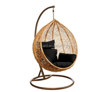 Egg Shaped Hanging Swing Chair for Patios