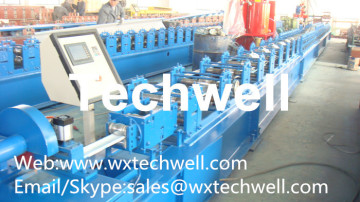 Automatic Steel Guide Rail Cold Roll Forming Machine for Making Security Door Guide Tracks