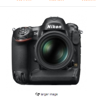 Nikon D4 16.2 MP CMOS FX Digital SLR with Full 1080p HD Video