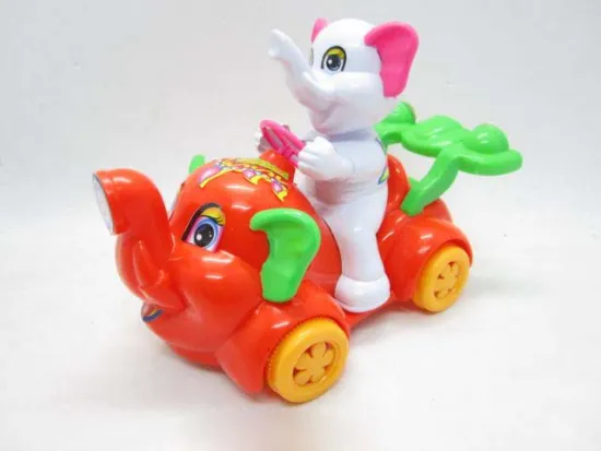 PULL STRING CARTOON ELEPHANT W/IC