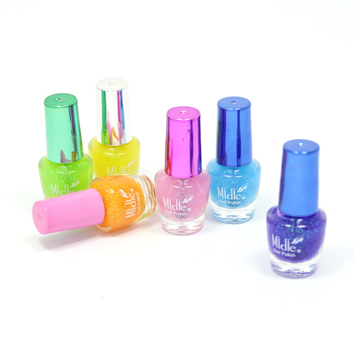 Kids Water-based Pastel Glitter Nail Polish (Girls & Women)