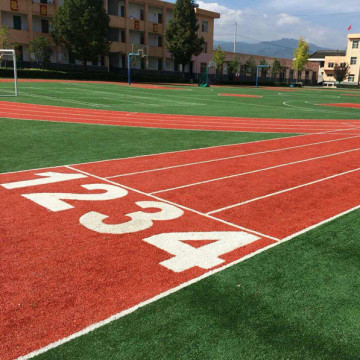 Customized W Shape Football Field Artificial Grass