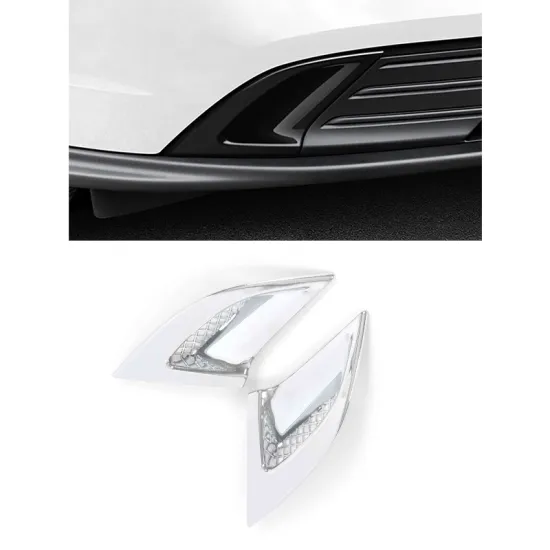 2023 Eleventh Generation Honda Accord ABS Carbon Fiber Chrome Front Fog Light Cover Trim