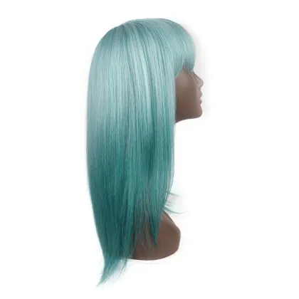 X-TRESS Beautiful Design Straight Ombre Color Synthetic Hair Wigs Women Party Heat Resistant Natural Hair Wigs Machine Made Wigs