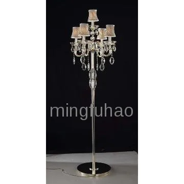 Elegant floor lamp crystal hot sale floor light