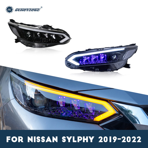 HCMOTIONZ LED Car Headlights For Nissan Sylphy/Sentra/Pulsar 2019-2022