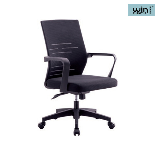 Silla de personal competitiva, silla de oficina de malla giratoria