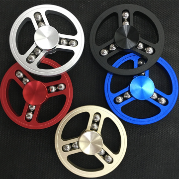 DIY Tri Fidget Spinner 360 Hand Finger Spinner Hybrid Rotation Bearing Spin Widget