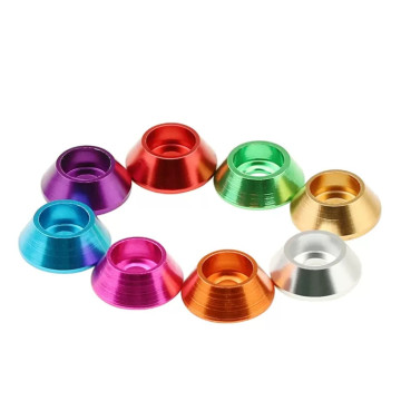 Colored Anodized Aluminium Cap Head Washers - M8 Size