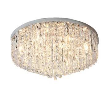 Modern Home Bedroom K9 Crystal LED Ceiling Lamps for Vintage Hotel Lobby Design