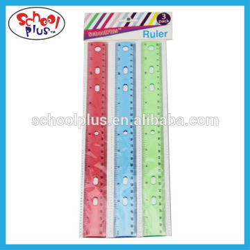 Promotional alphabet scale palstic rule,assorted colors