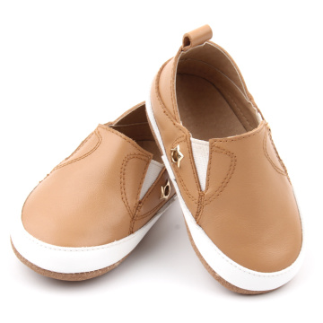 Slip-on Yumuşak Deri Unisex Bebek Günlük Ayakkabı