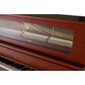 Williamsames s6h tegak piano walnut matte rumah 126cm piano akustik