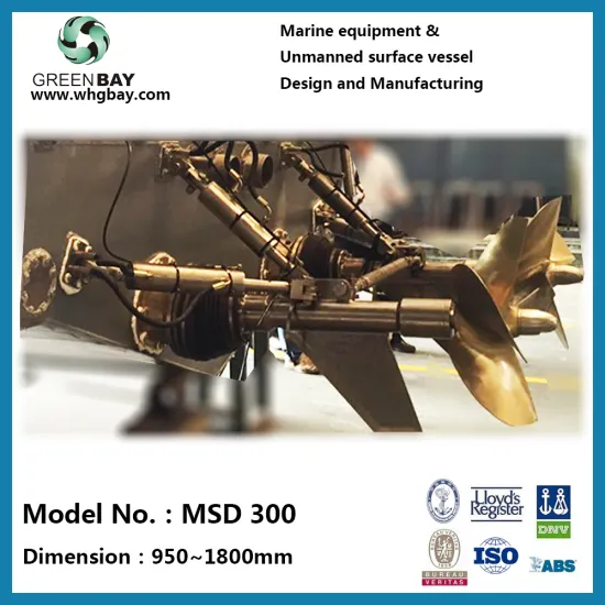 Propulsion systerm Thruster surface piercing World Best efficiency Propeller Surface drive High speed craft Boat Vessel Ship use
