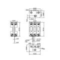 6 datorer AA Battery Holders 3p dubbel