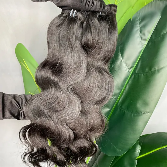 Wholesale Human Bundles with Aligned Cuticles: Indian Body Wave Hair from India