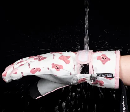 Children's Ski Gloves Double Board Five Finger