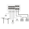 Sistema solare con solare ibrido a tre fasi da 240kW