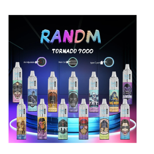 Rechargeable Vape Disposable RandM Tornado 7000 Puffs vape Factory