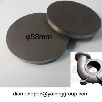 55mm diameter pcbn blank voor gietijzer