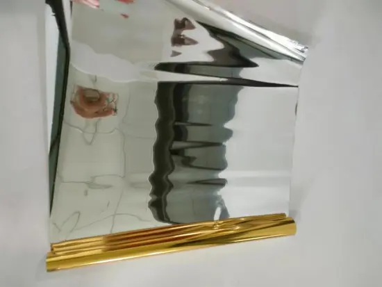 golden silver rose gold metallic PET film