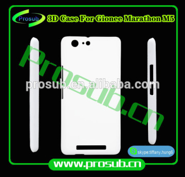 3d sublimation diy blank cell phone case cover skin for SFP-Gionee Marathon M5