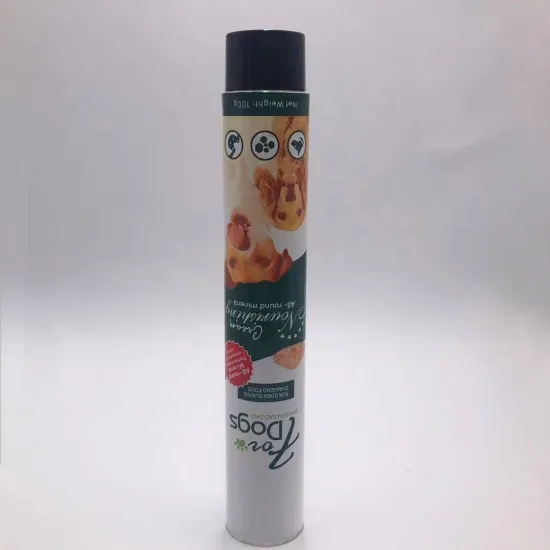 Food Grade Aluminum Packaging Tubes For Chocolate Cream