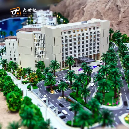 135 scale model canopy hotel design architecture