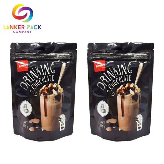 Laminate Material Flexible Plastic Food Bag With Ziplock