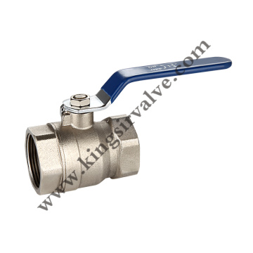 Nickel plated ball valve