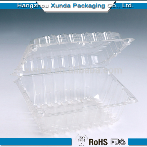 Blister Large Clear Plastic Fruit Container With Lid For Fruit