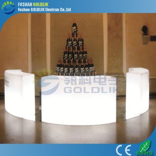 Lighted Plastic Bar Counter Gkt022bc, High Quality Lighted Plastic Bar