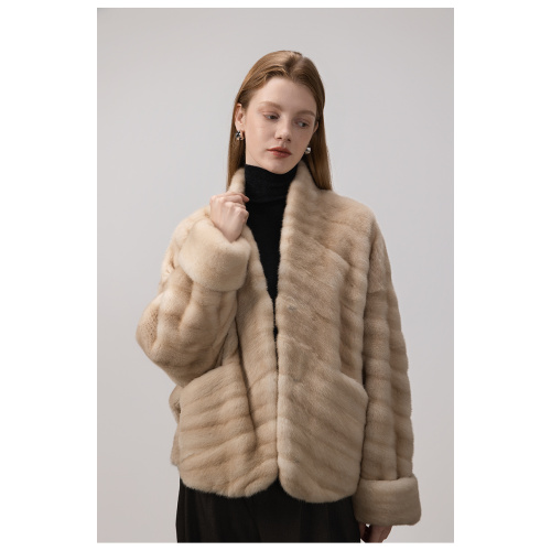 KC Fur Family Level Short Two Short Mink Fur Jacket