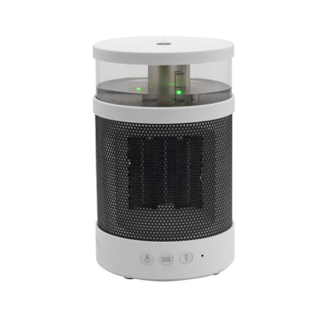Calentador de cerámica PTC multifuncional portátil con humidificación y luz nocturna