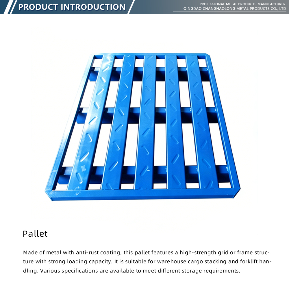 Heavy Duty Blue Steel Pallet X